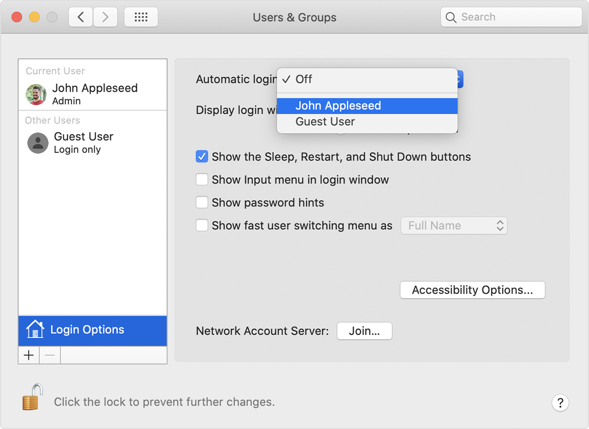 Mac os log in open app in separate panel layout